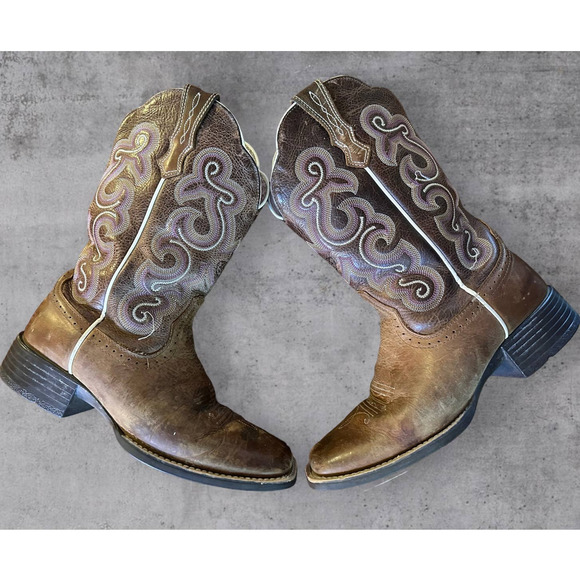 Ariat Shoes Womens Ariat Quickdraw Work Boot 7 Badlands Brown